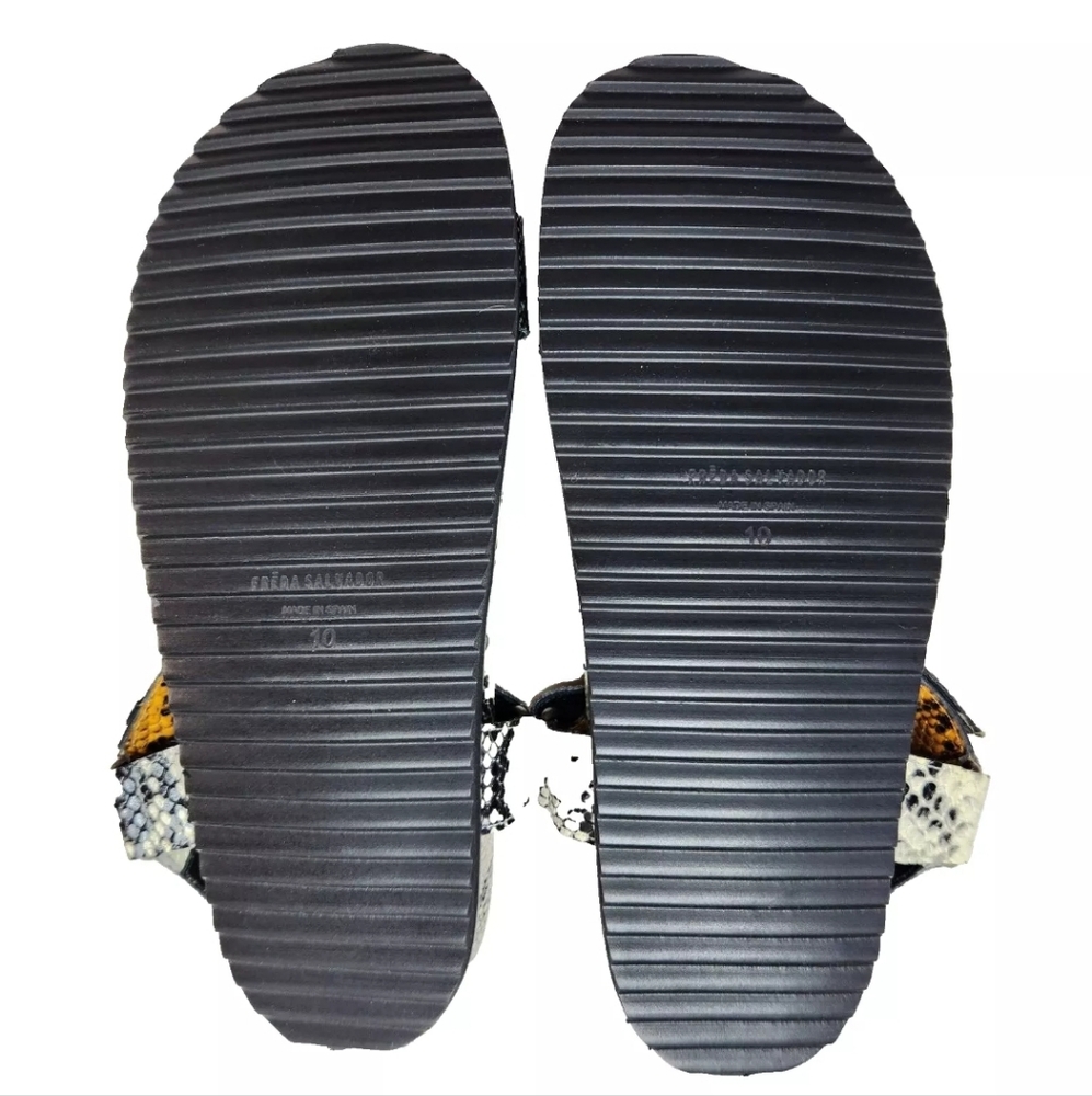 FREDA SALVADOR Adair Shiny Python Sandals NEW $425 Sz 10 Anthropologie Exclusive - Picture 12 of 13